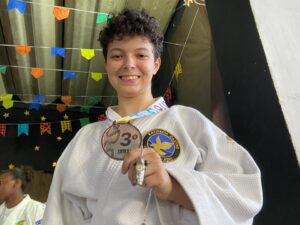 Atleta Lavinia Rodrigues do judo. Foto Divulgacao