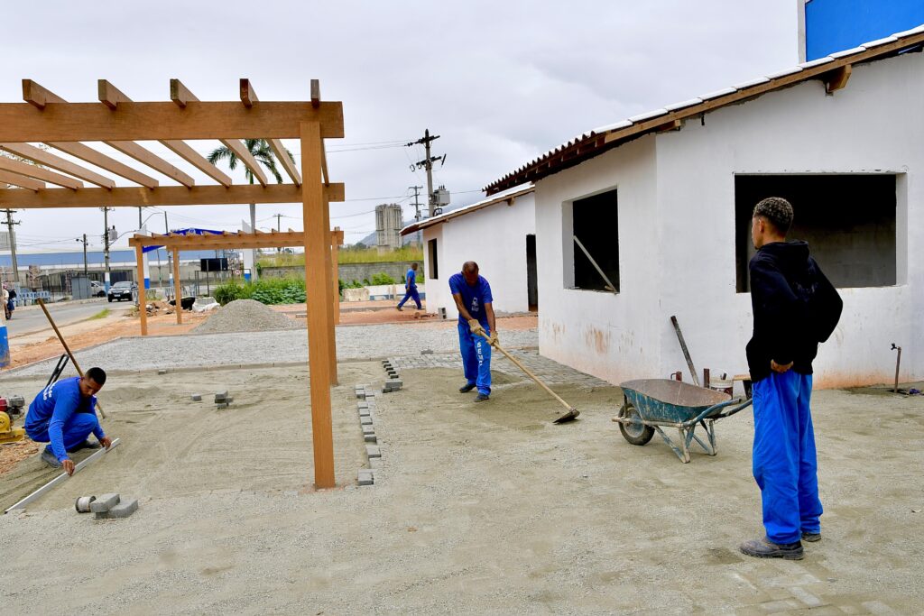 Obras na nova grande área de lazer da Gonçalves Gato continuam avançando 165 1 GONCALVES GATO OBRAS JEOVANI CAMPOS