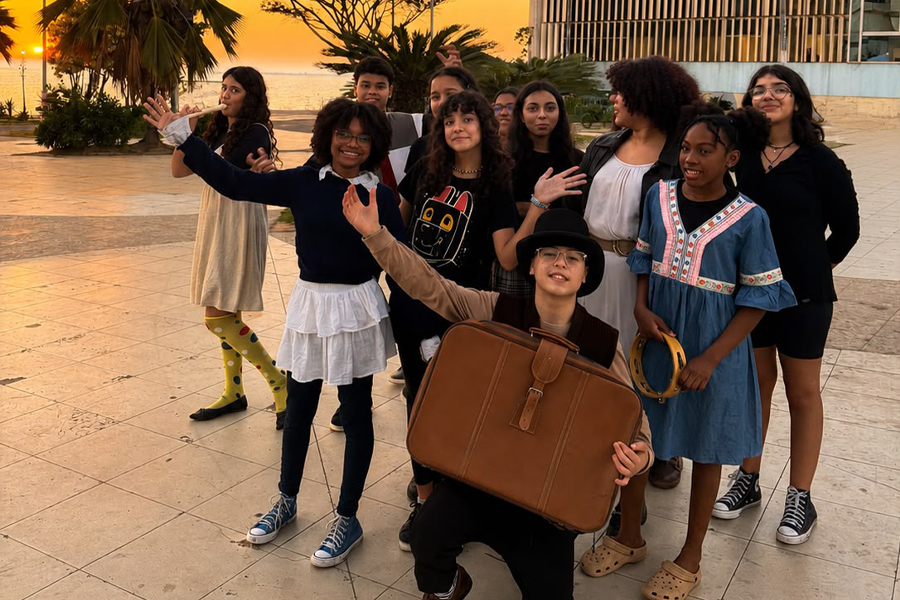 Feira da Onda começa nesta quarta, dia 12, com música, dança e teatro em Rio das Ostras 162 Ensaio dos alunos para Feira da Onda 1