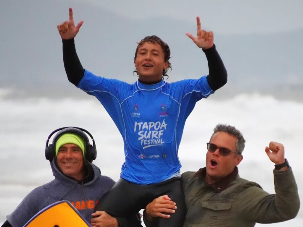 Atletas de Bodyboard de Rio das Ostras dominam pódio na 2ª do Circuito Catarinense 166 Noah Mur. Foto Divulgacao