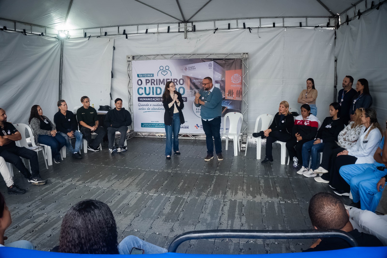 Oficina 'O Primeiro Cuidado' reforça a importância da humanização no acolhimento na rede municipal de Saúde de Itaboraí 171 Oficina %E2%80%98O Primeiro Cuidado reforca a importancia da humanizacao no acolhimento na rede municipal de Saude de Itaborai 5