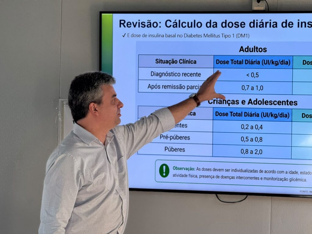 Rio das Ostras qualifica profissionais para uso de novo medicamento para diabetes 155 Profissionais se atualizaram quanto a Glargina medicamento mais moderno para diabetes oferecido pelo SUS Foto Eduardo Yoshi