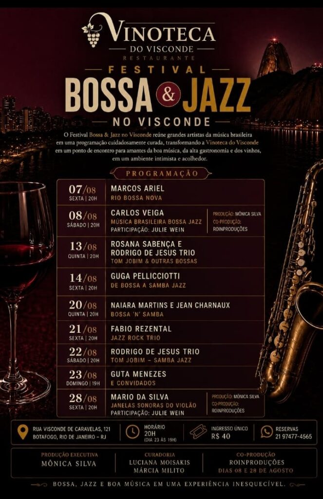 Programacao do festival