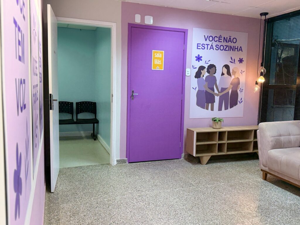 Sala Lilas e espaco de acolhimento protecao e orientacao das vitimas Foto Akilla Ribeiro