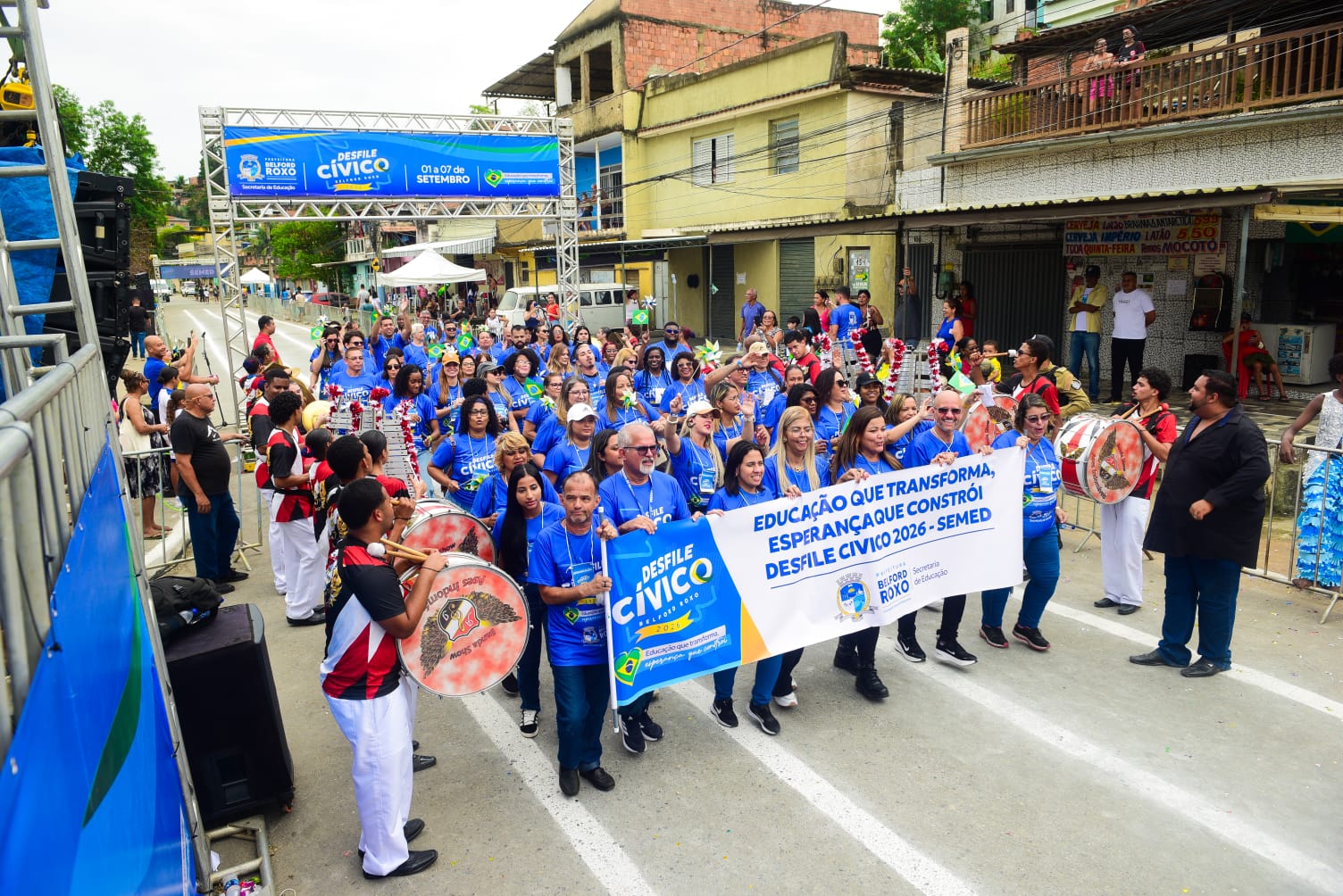 Belford Roxo abre Desfile Cívico da Semana da Pátria da Independência no Jardim Redentor 182 4 REDENTOR EDUCACAO DESFILANDO DANIEL RUBAO 1