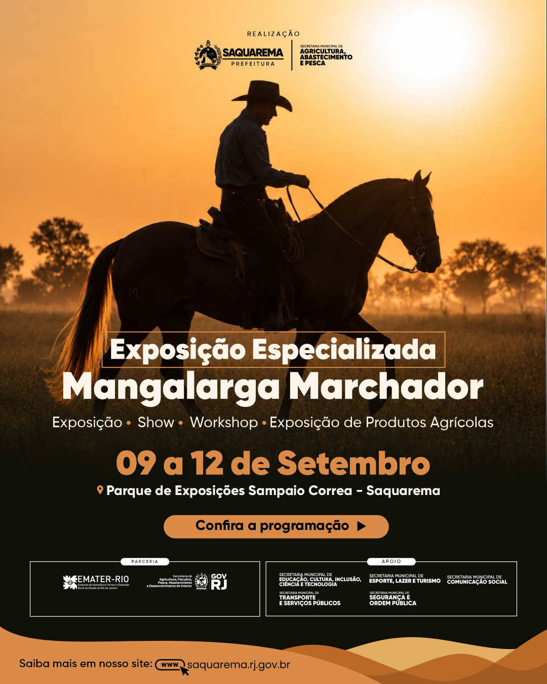 Saquarema recebe Exposição Especializada Mangalarga Marchador no Parque de Exposições de Sampaio Corrêa 162 Cartaz 1 2