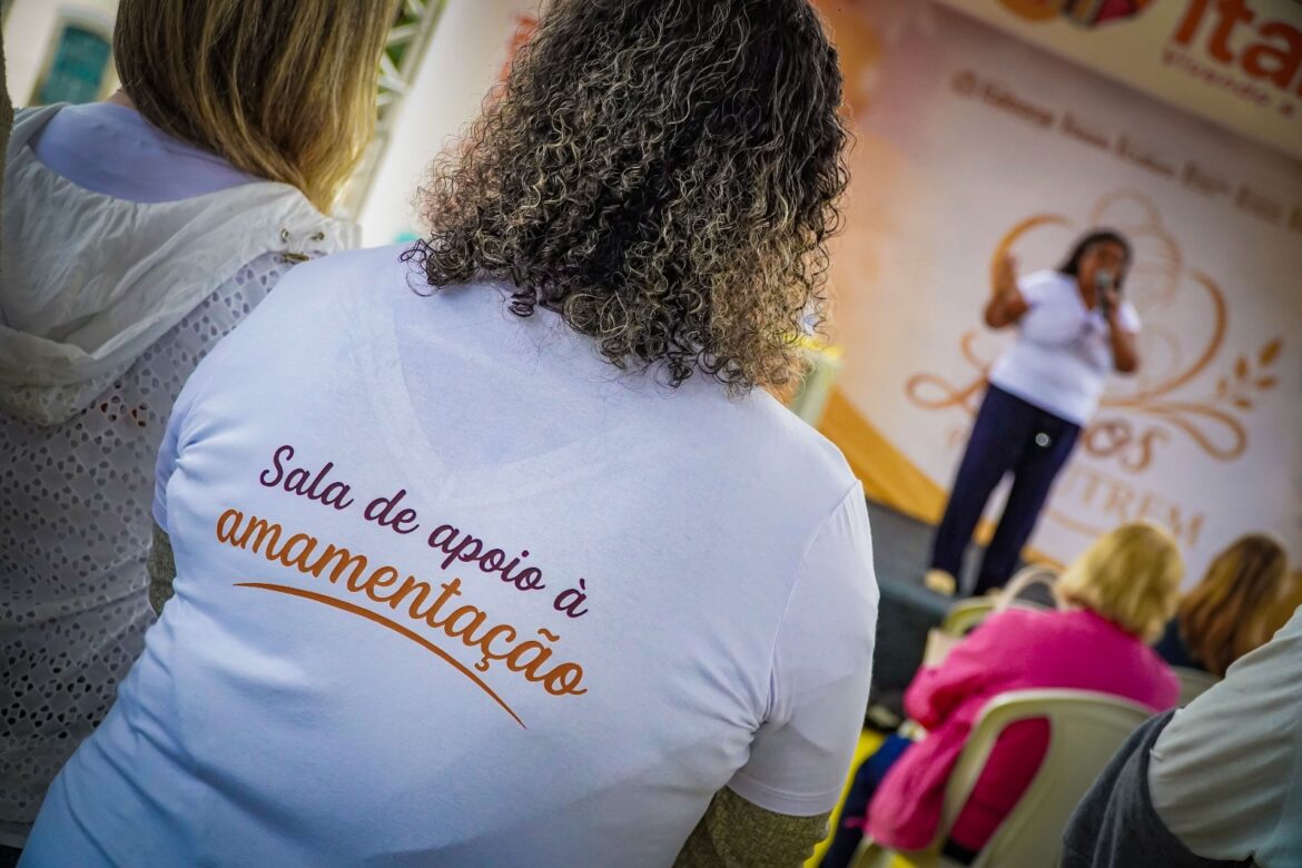 Itaboraí promove ação do Agosto Dourado para reforçar importância do aleitamento materno