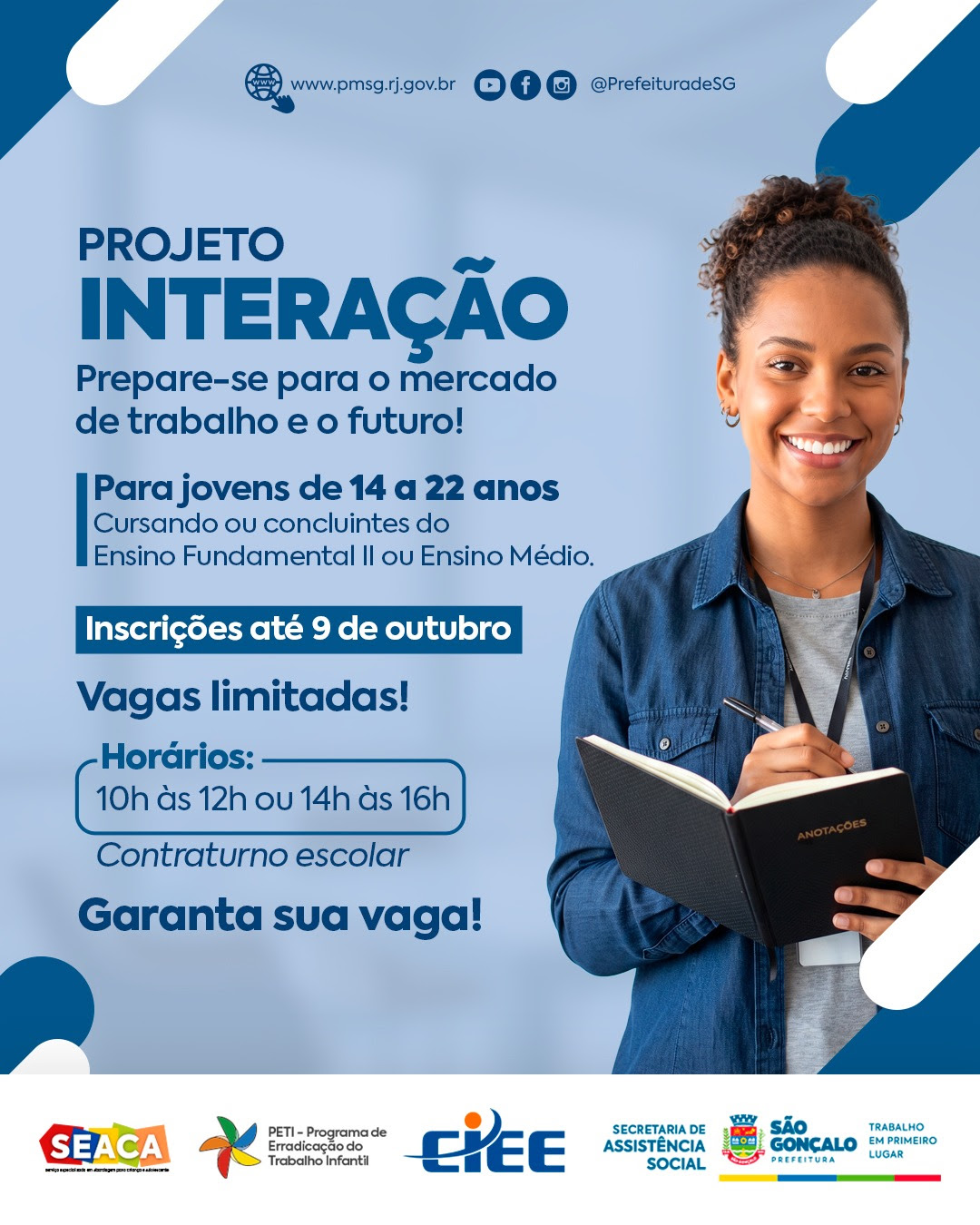 São Gonçalo oferece oficinas gratuitas para jovens em busca do primeiro emprego 279 35909 sao goncalo oferece oficinas gratuitas para jovens em busca do primeiro emprego