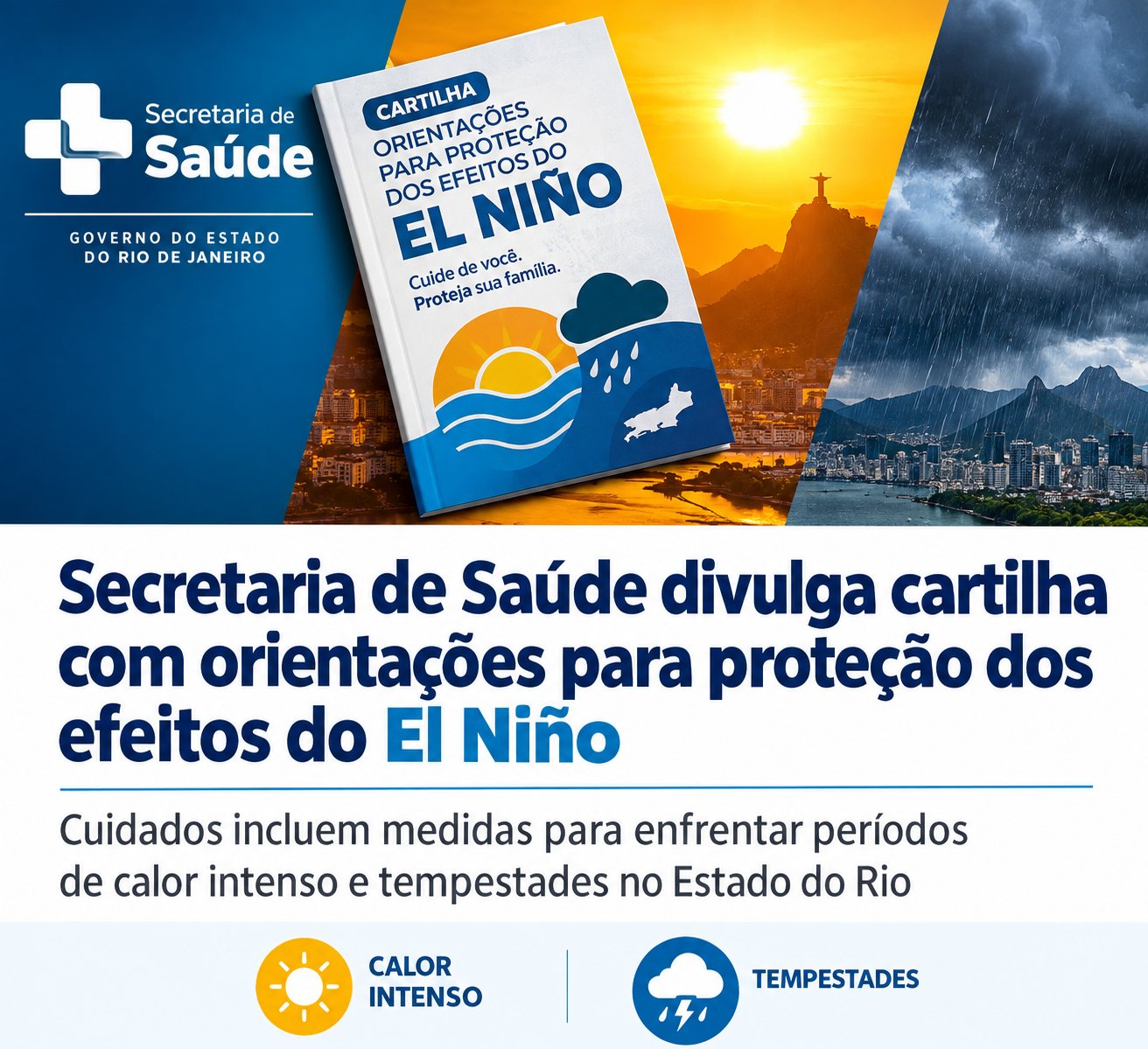 Secretaria de Saúde divulga cartilha com orientações para proteção dos efeitos do El Niño 322 35999 secretaria de saude divulga cartilha com orientacoes para protecao dos efeitos do el nino